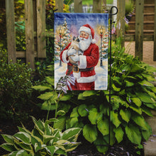 Load image into Gallery viewer, Siamese Cat with Santa Claus Garden Flag