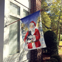 Load image into Gallery viewer, Black Cat with Santa Claus House Flag