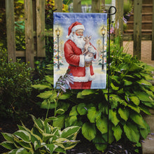 Load image into Gallery viewer, Sphynx Cat with Santa Claus Garden Flag