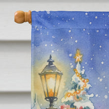 Load image into Gallery viewer, Black-Headed Caique with Santa Claus House Flag