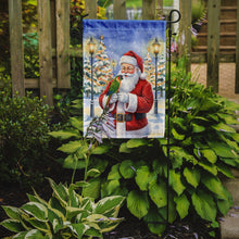 Load image into Gallery viewer, Black-Headed Caique with Santa Claus Garden Flag