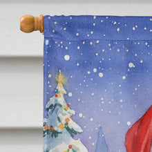 Load image into Gallery viewer, Blue Quaker with Santa Claus House Flag