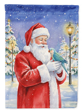 Load image into Gallery viewer, Blue Quaker with Santa Claus House Flag