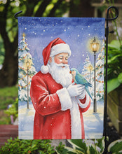 Load image into Gallery viewer, Blue Quaker with Santa Claus Garden Flag