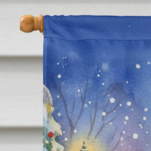 Load image into Gallery viewer, Bluebird with Santa Claus House Flag