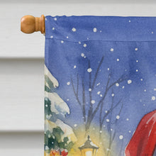 Load image into Gallery viewer, Budgerigar with Santa Claus House Flag