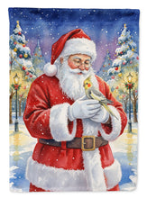 Load image into Gallery viewer, Cockatiel with Santa Claus House Flag