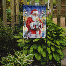 Load image into Gallery viewer, Cockatiel with Santa Claus Garden Flag