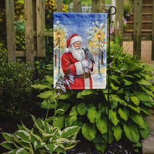 Load image into Gallery viewer, Congo African Grey Parrot with Santa Claus Garden Flag
