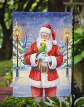 Load image into Gallery viewer, Double Yellow Headed Amazon Parrot with Santa Claus Garden Flag