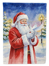 Load image into Gallery viewer, Dove with Santa Claus Garden Flag
