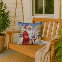 Load image into Gallery viewer, Dove with Santa Claus Throw Pillow