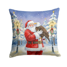 Load image into Gallery viewer, Eagle with Santa Claus Throw Pillow