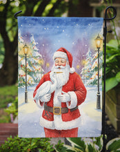 Load image into Gallery viewer, Egret with Santa Claus Garden Flag