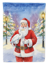 Load image into Gallery viewer, Egret with Santa Claus Garden Flag