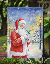Load image into Gallery viewer, Hummingbird with Santa Claus Garden Flag