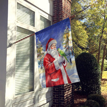 Load image into Gallery viewer, Indian Parakeet with Santa Claus House Flag