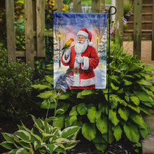 Load image into Gallery viewer, Jenday Conure with Santa Claus Garden Flag