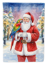 Load image into Gallery viewer, Parrot with Santa Claus Garden Flag