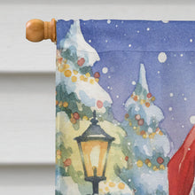 Load image into Gallery viewer, Parrotlet with Santa Claus House Flag