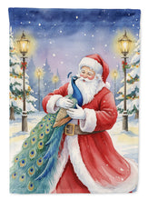 Load image into Gallery viewer, Peacock with Santa Claus House Flag