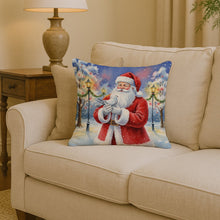 Load image into Gallery viewer, Pigeon with Santa Claus Throw Pillow