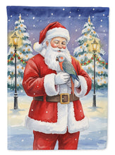 Load image into Gallery viewer, Red Bellied Parrot with Santa Claus House Flag
