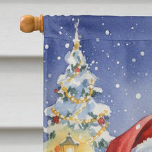 Load image into Gallery viewer, Robin with Santa Claus House Flag