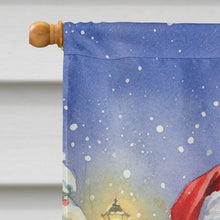 Load image into Gallery viewer, Scarlet Macaw with Santa Claus House Flag