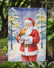 Load image into Gallery viewer, Sun Conure with Santa Claus Garden Flag