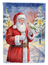 Load image into Gallery viewer, White Bellied Caique with Santa Claus House Flag