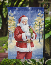 Load image into Gallery viewer, Woodpecker with Santa Claus Garden Flag