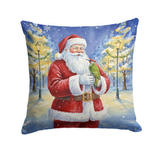 Load image into Gallery viewer, Woodpecker with Santa Claus Throw Pillow