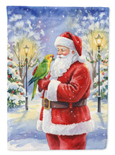 Load image into Gallery viewer, Yellow Naped Amazon with Santa Claus House Flag