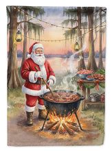 Load image into Gallery viewer, Cajun Santa Claus Cooking Gumbo Christmas Garden Flag