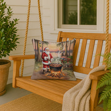 Load image into Gallery viewer, Cajun Santa Claus Cooking Gumbo Christmas Throw Pillow