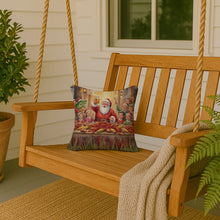 Load image into Gallery viewer, Cajun Santa Claus Crawfish Boil Christmas Throw Pillow