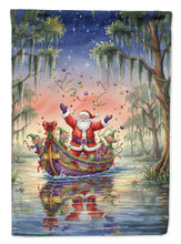 Load image into Gallery viewer, Cajun Santa Claus in the Bayou Christmas Parade Christmas House Flag