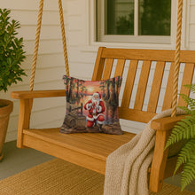 Load image into Gallery viewer, Cajun Santa Claus with Crawfish Christmas Throw Pillow
