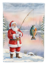 Load image into Gallery viewer, Fishing Santa Claus with Bluegill Christmas House Flag