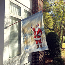 Load image into Gallery viewer, Fishing Santa Claus with Crappie Christmas House Flag