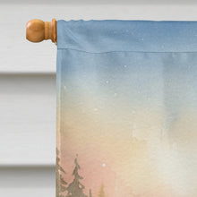 Load image into Gallery viewer, Fishing Santa Claus with Largemouth Bass Christmas House Flag