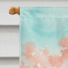 Load image into Gallery viewer, Santa Claus Building a Sand Snowman Christmas House Flag