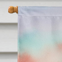Load image into Gallery viewer, Santa Claus by the Seaside Cottage Christmas House Flag