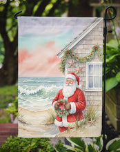 Load image into Gallery viewer, Santa Claus by the Seaside Cottage Christmas Garden Flag