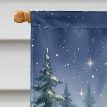 Load image into Gallery viewer, Santa Claus Camping by the Fire Christmas House Flag