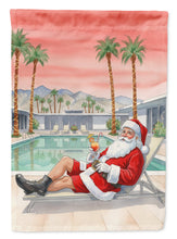Load image into Gallery viewer, Santa Claus in Palm Springs Christmas Garden Flag