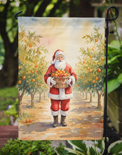 Load image into Gallery viewer, Santa Claus in the Orange Grove Christmas Garden Flag
