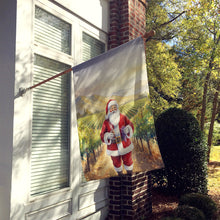 Load image into Gallery viewer, Santa Claus in the Vineyard Christmas House Flag