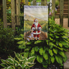 Load image into Gallery viewer, Santa Claus in the Vineyard Christmas Garden Flag